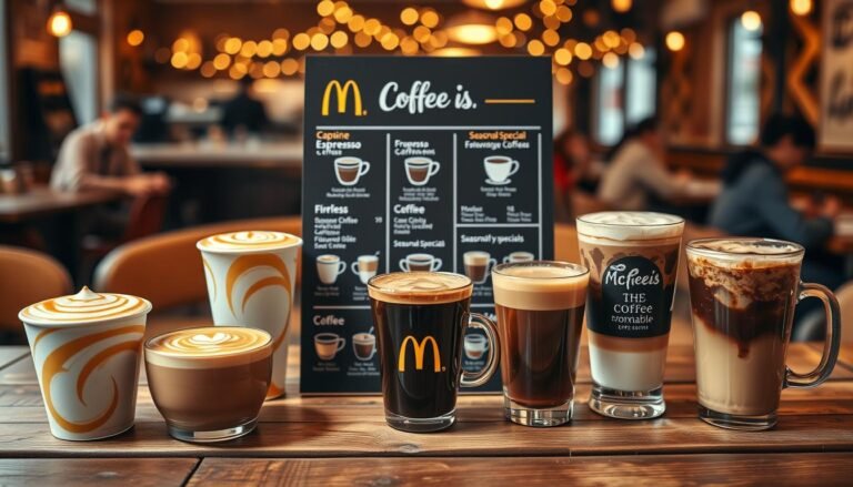 mcdonald's coffee menu