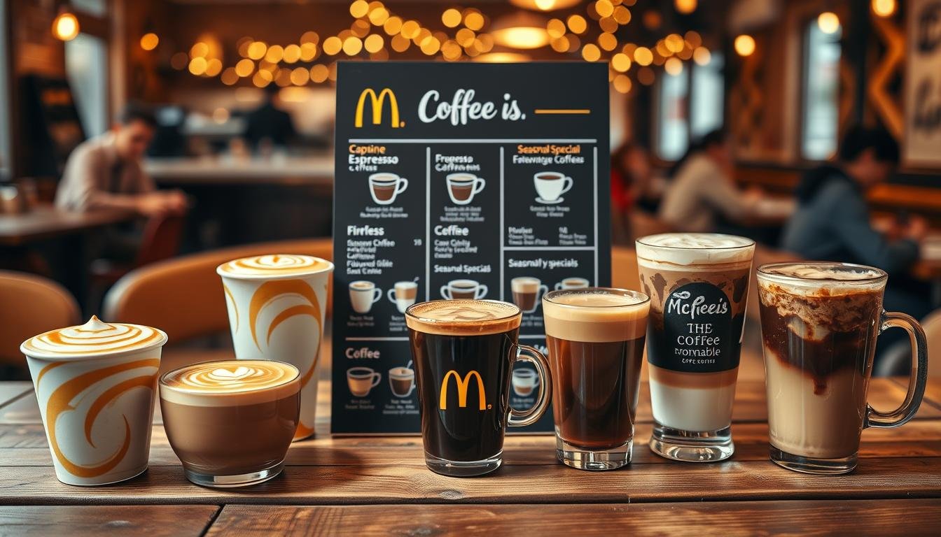 mcdonald's coffee menu