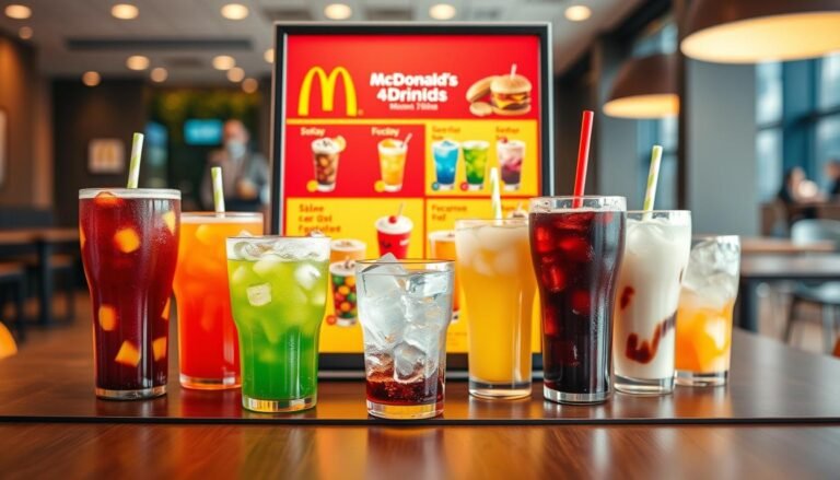 mcdonald's drinks menu