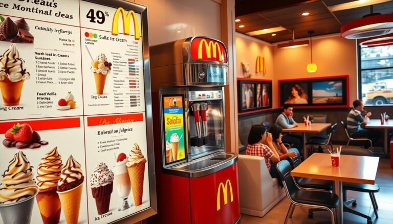 mcdonald's ice cream menu