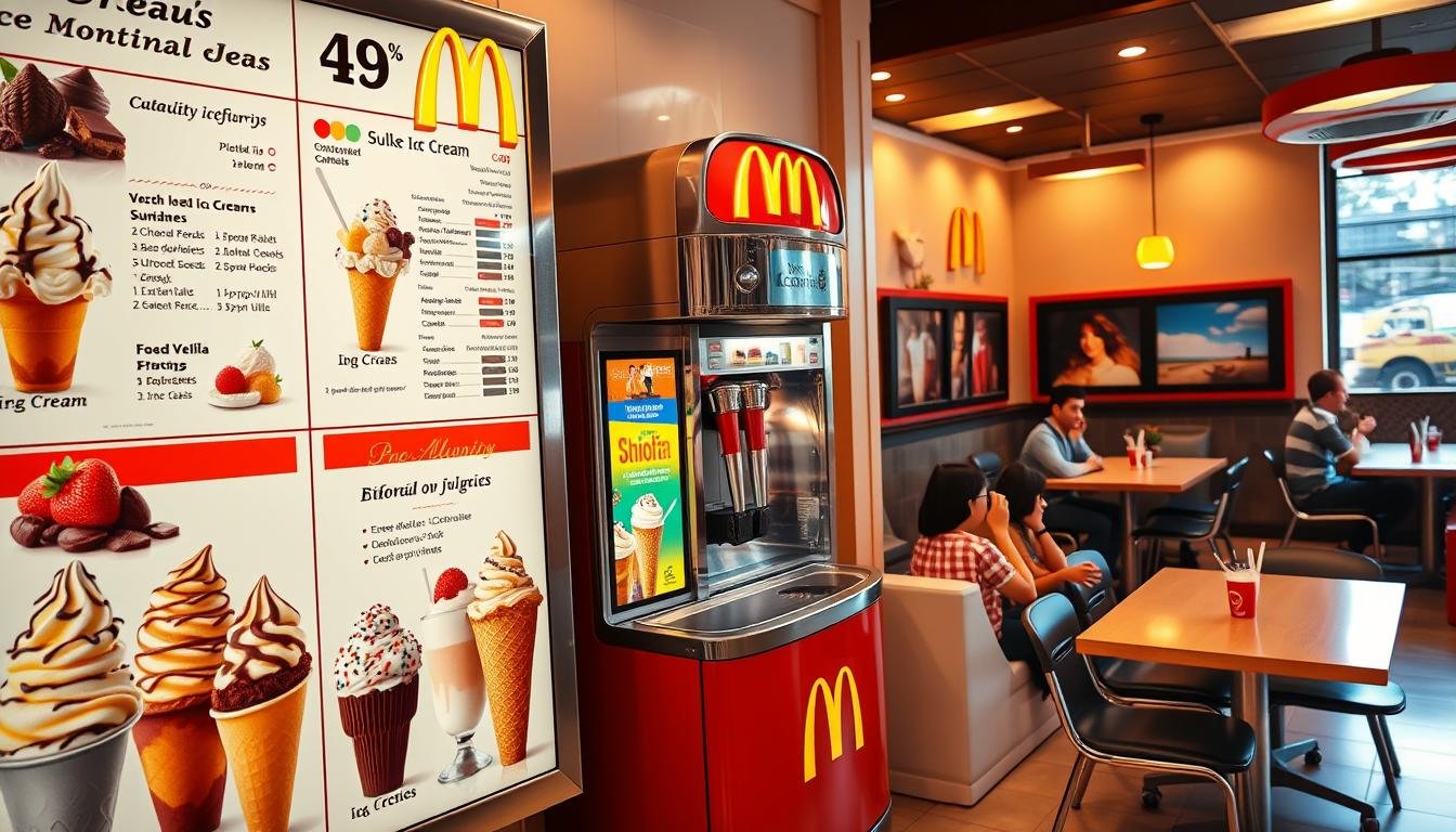 mcdonald's ice cream menu