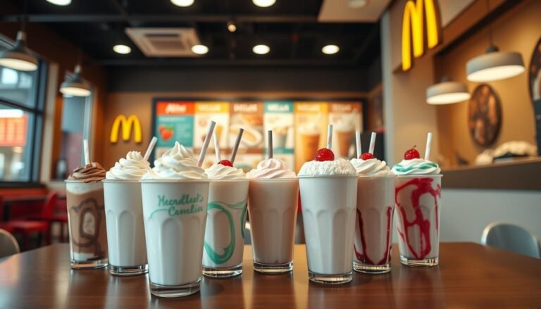 mcdonald's milkshake menu