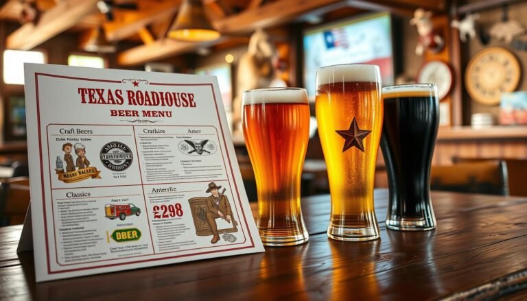 texas roadhouse beer menu