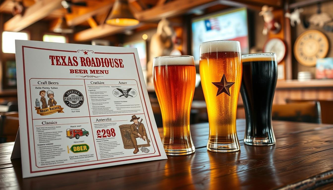 texas roadhouse beer menu