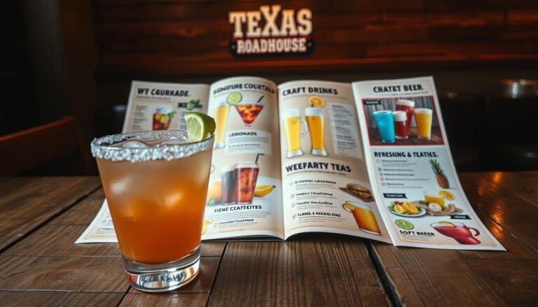 texas roadhouse beverage menu