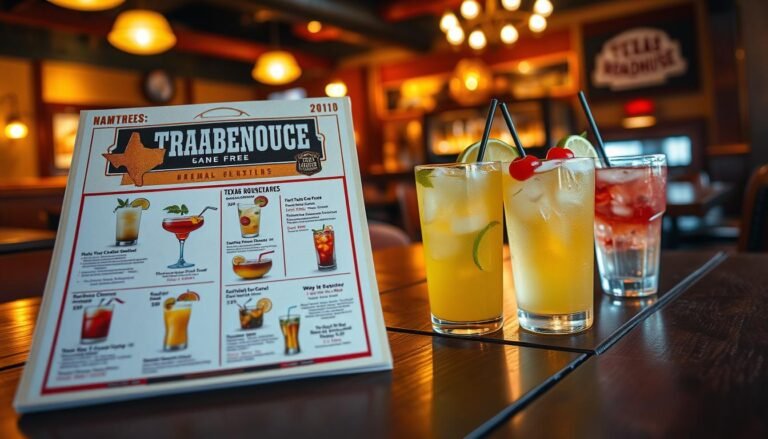 texas roadhouse drink menu with prices