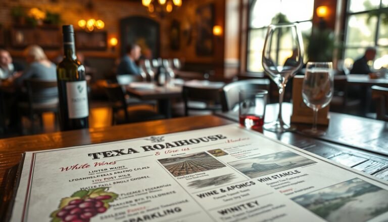 texas roadhouse wine menu