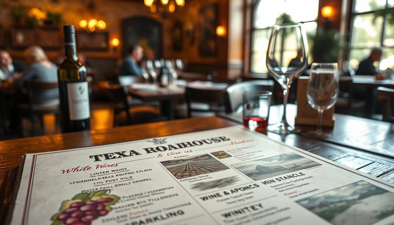 texas roadhouse wine menu